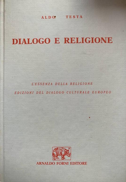 Dialogo e religione - Aldo Testa - copertina