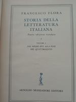 Storia della letteratura italiana Vol.1