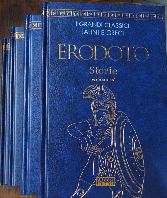 ERODOTO Storie. I-II-III-IV - Augusta Izzo D'Accinni - Libro Usato - Fabbri  E. 