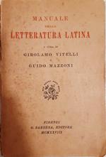 Manuale della letteratura latina