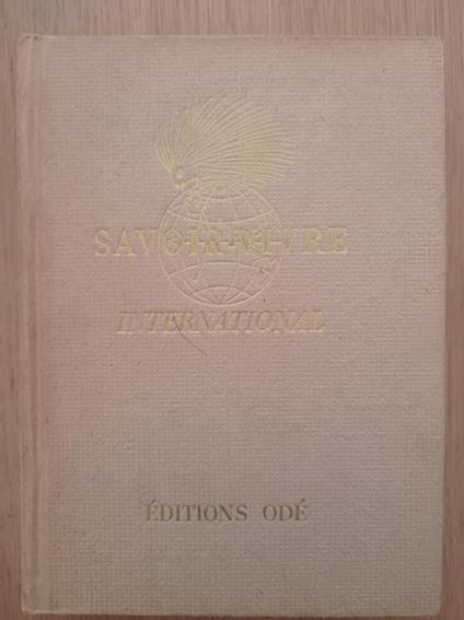 Savoir = vivre international - copertina