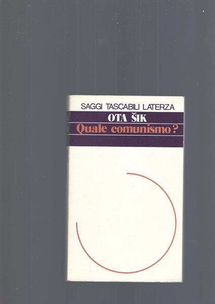 Quale Comunismo? - Ota Sik - copertina