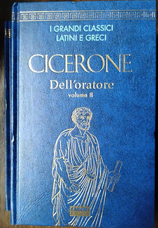 CICERONE Dell'oratore. I-II - copertina