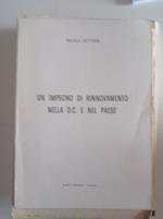 Un impegno di rinnovamento nel D. C. e nel paese