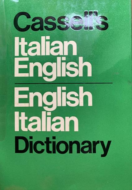 Italian-English, English-Italian Dictionary - Piero Rebora - copertina