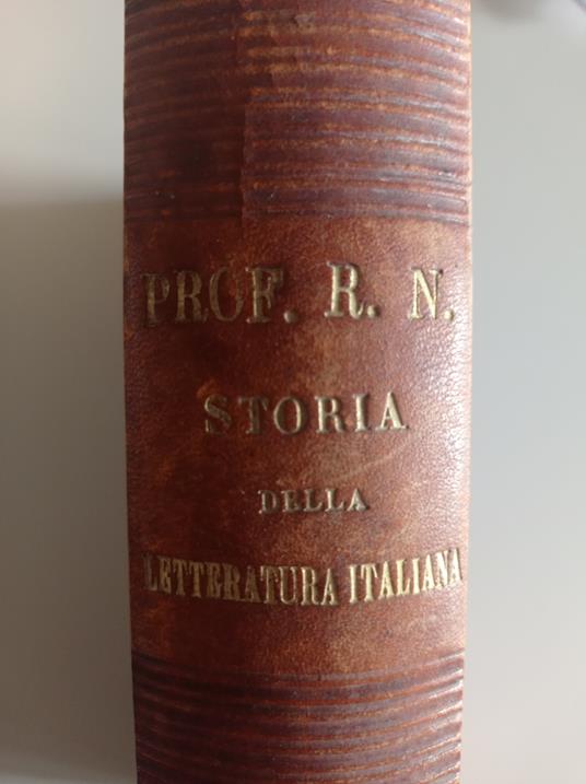 Storia della letteratura italiana ad uso dei giovani - copertina