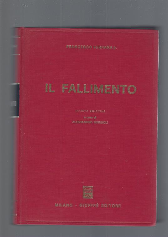 Il Fallimento - Francesco jr. Ferrara - copertina