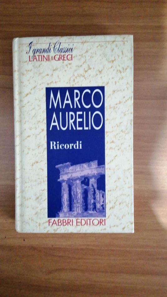 Ricordi - Marco Aurelio - copertina