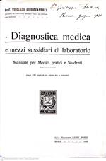 Diagnostica medica e mezzi sussidiari di laboratorio