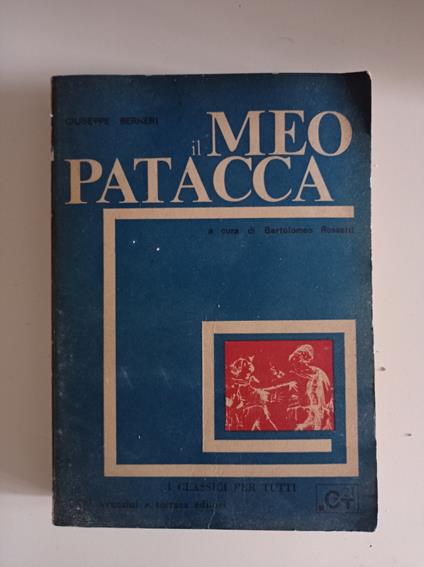 Il Meo Patacca - Giuseppe Berni - copertina