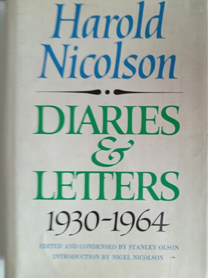 Diaries and letters, 1930-1964 - Harold Nicolson - copertina