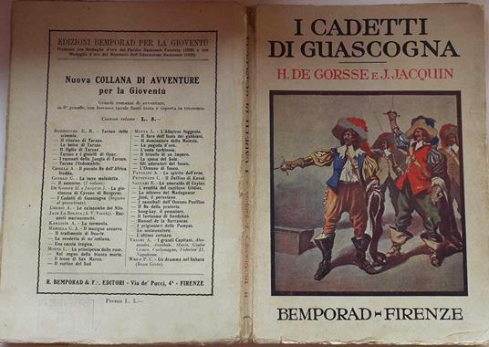 I cadetti di Guascogna. Versione italiana di Giuseppe Fanciulli - copertina