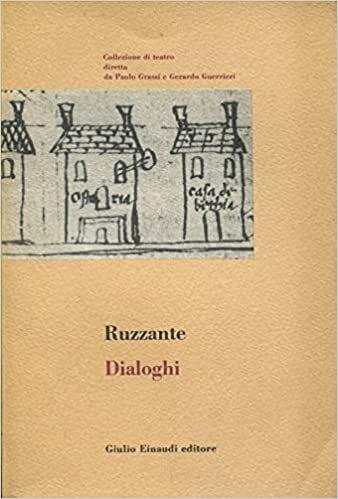 Dialoghi - Ruzante - copertina