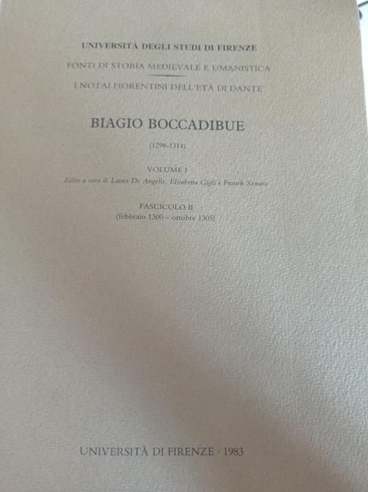 Biagio Boccadibue - copertina