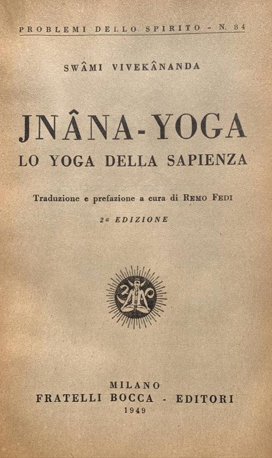 Jnana-yoga. Lo yoga della sapienza - Swami Vivekananda - copertina