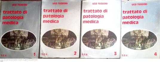 Trattato di patologia medica. Volumi 1-2-3-4 - Ugo Teodori - copertina