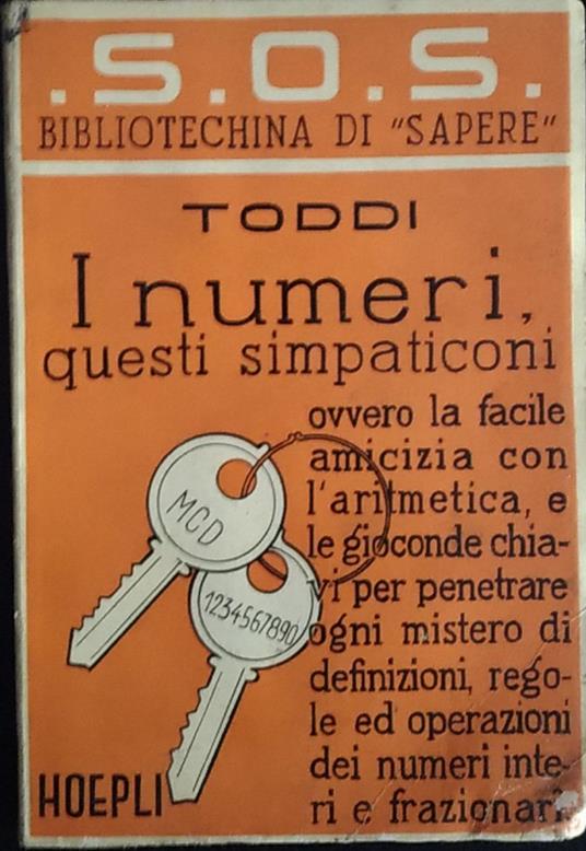 I numeri, questi simpaticoni - Toddi - copertina