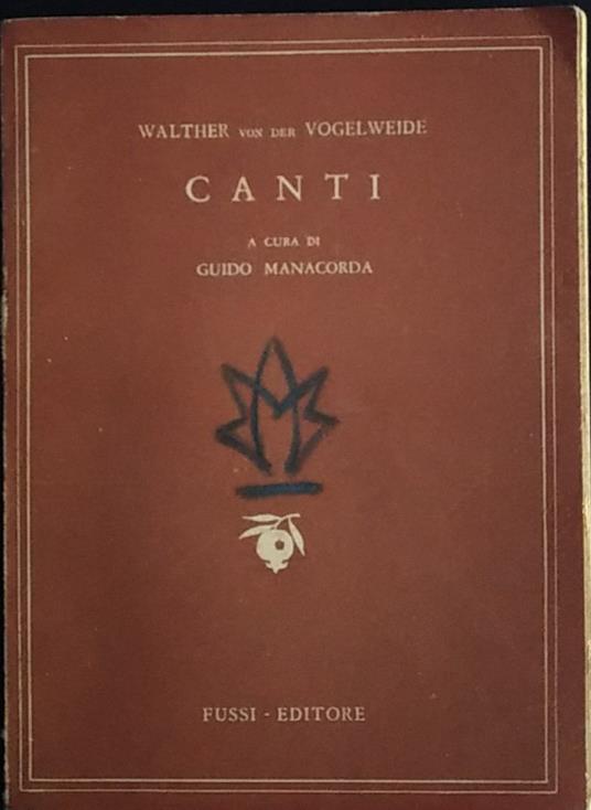 Canti - copertina