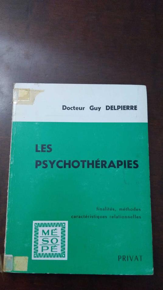 Les psychothèrapies - copertina