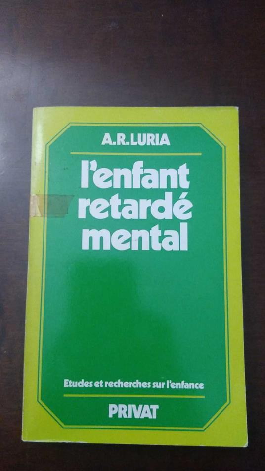 L' enfant retardè mental - copertina