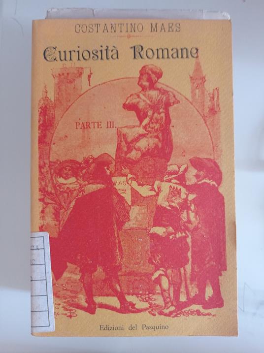 Curiosità Romane - Costantino Maes - copertina