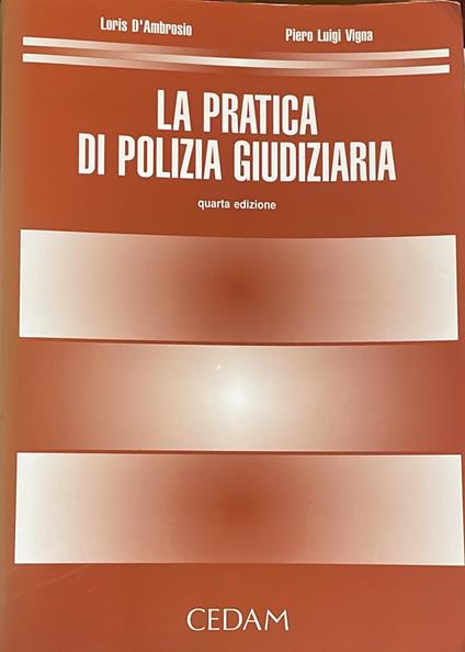 La pratica di polizia giudiziaria - copertina