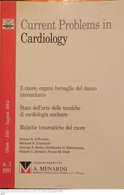 Current problems in cardiology il cuore organo bersaglio del danno immunitario - copertina