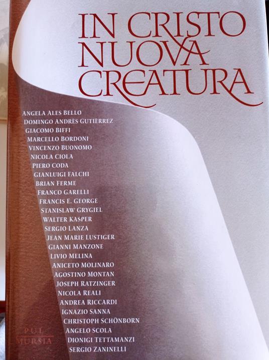 In Cristo nuova creatura - Giovanni Zuanazzi - copertina