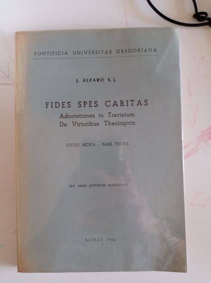 Fides Spes Caritas - copertina