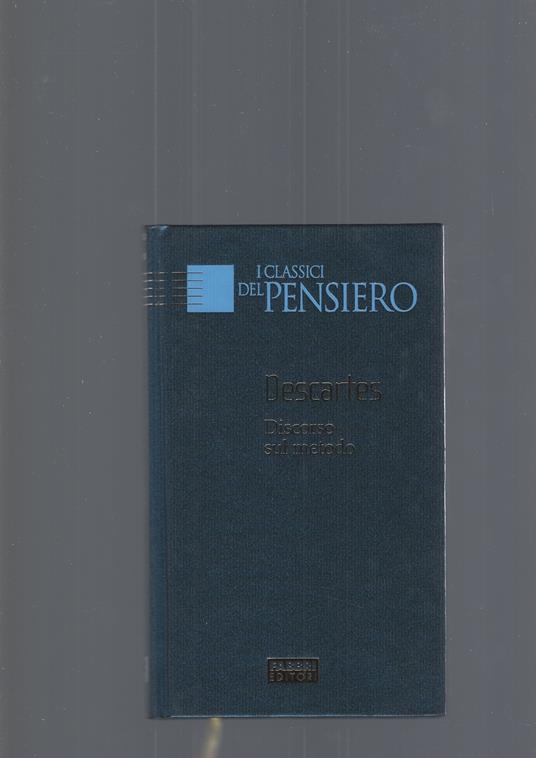 Discorso Sul Metodo - Renato Cartesio - copertina