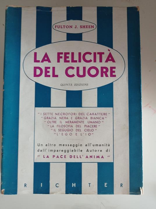 La felicità del cuore - Fulton J. Sheen - copertina