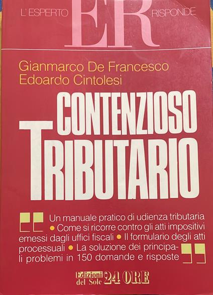 Contenzioso Tributario - copertina