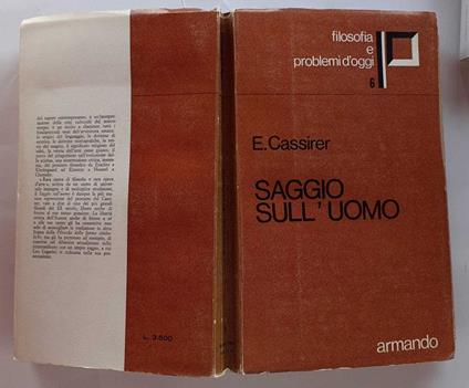 Saggio sull'uomo. Introduzione ad una filosofia della cultura - Ernst Cassirer - copertina