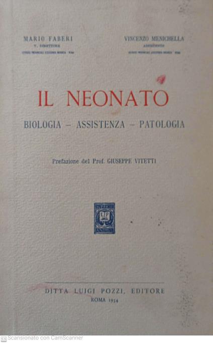 Il neonato biologia assistenza patologia - copertina