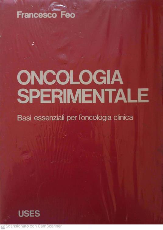 Oncologia sperimentale - Francesco Feo - copertina