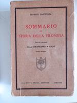 Sommario di storia della filosofia