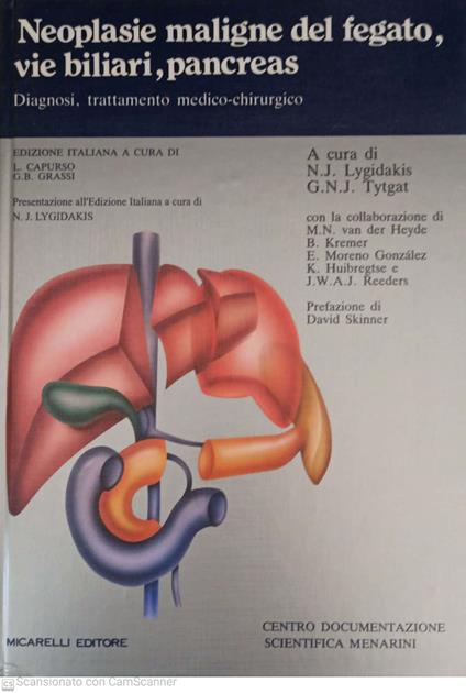 Neoplasie maligne del fegato, vie biliari, pancreas - copertina