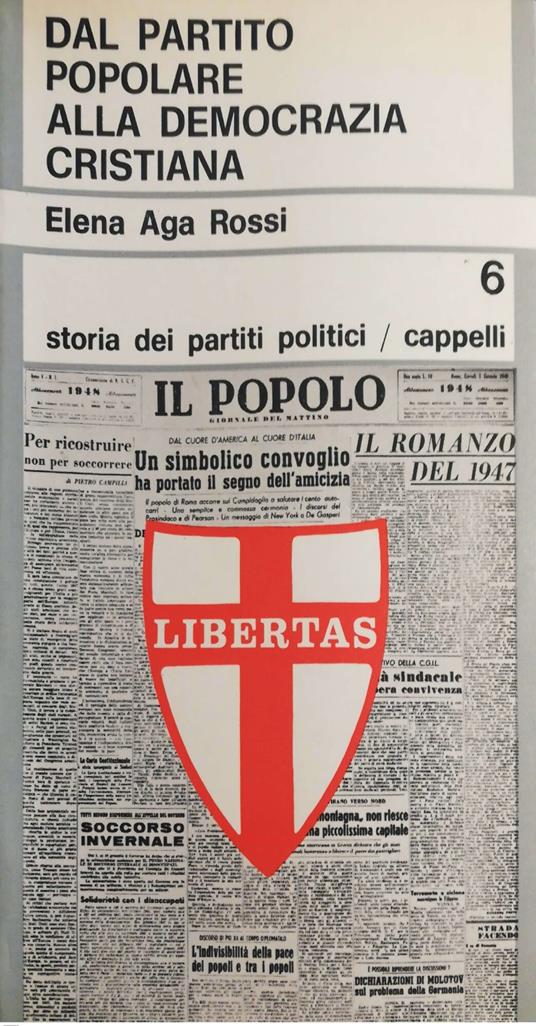 Dal partito popolare alla democrazia cristiana - Elena Aga Rossi - copertina