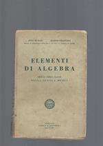 ELEMENTI DI ALGEBRA. Per la terza classe della scuola media