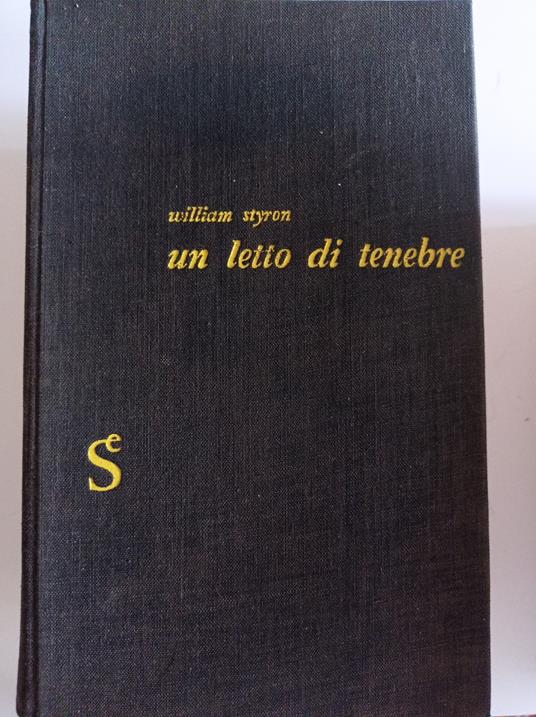 Un letto di tenebre - William Styron - copertina