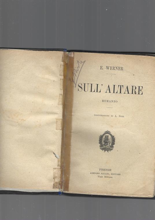 Sull' Altare - E. Werner - copertina