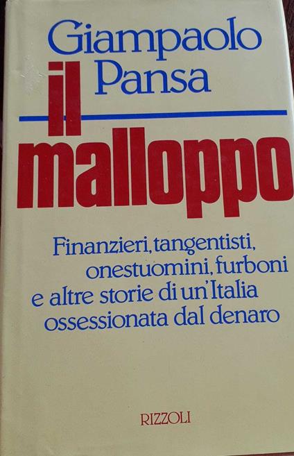 Il malloppo - Giampaolo Pansa - copertina