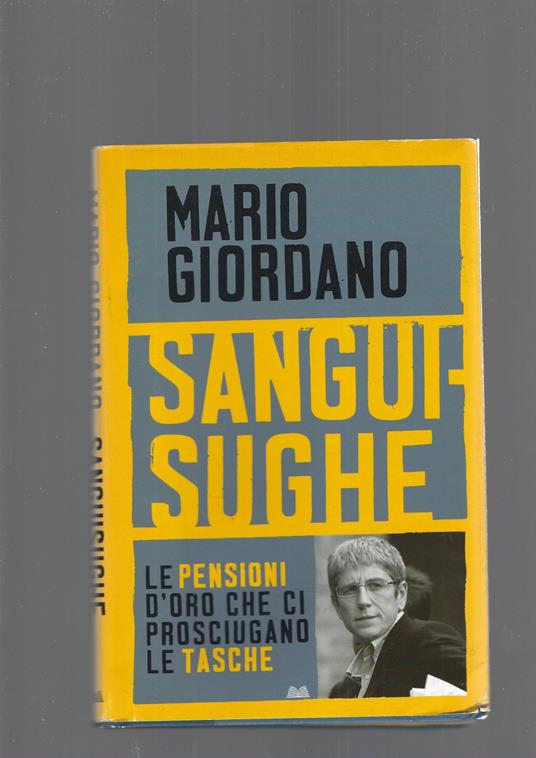 Sanguisughe - Mario Giordano - copertina