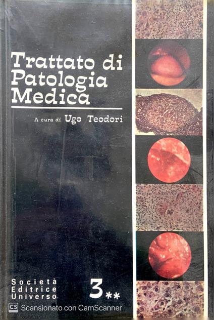 Trattato di patologia medica. Volume 3. Tomo 2 - Ugo Teodori - copertina