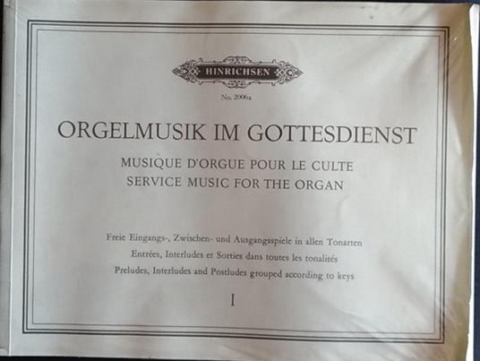 Orgelmusik im gottesdienst - copertina