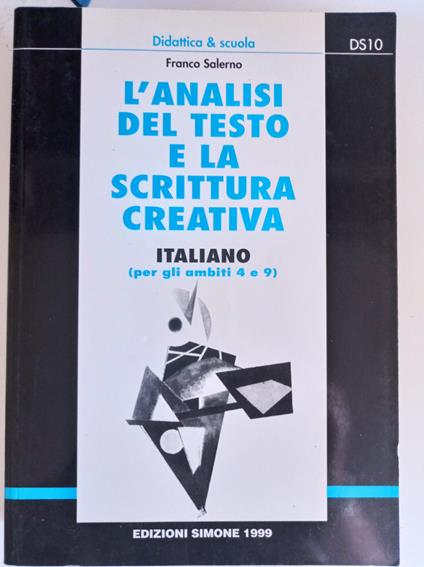 L' analisi del testo e la scrittura creativa - Franco Salerno - copertina