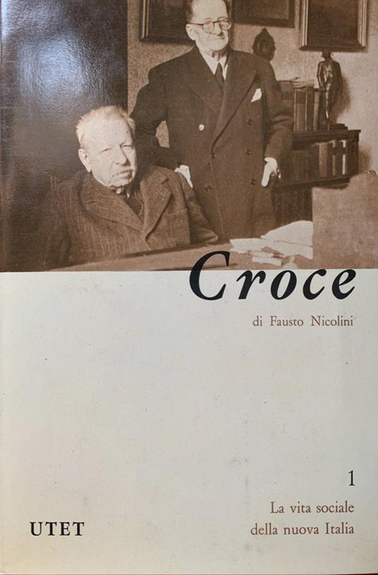 Benedetto Croce - Fausto Nicolini - copertina