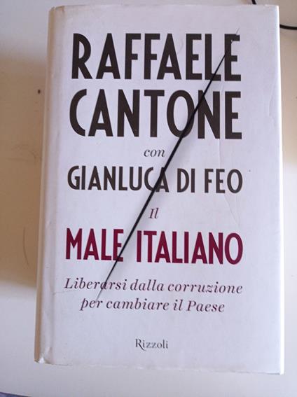Il male italiano - Raffaele Cantone - copertina