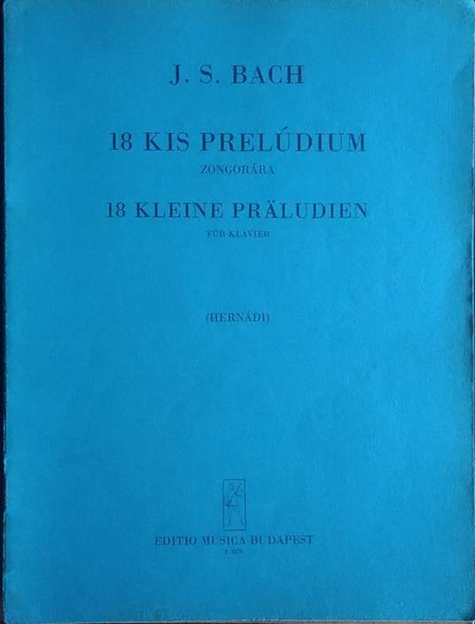 18 Kis preludium - S. J. Weiner - copertina