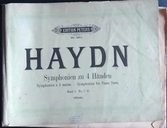 Symphonien zu 4 Handen - Franz J. Haydn - copertina